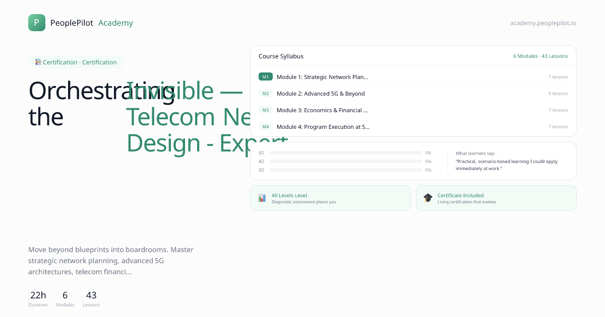 Orchestrating the Invisible — Telecom Network Design - Expert ...